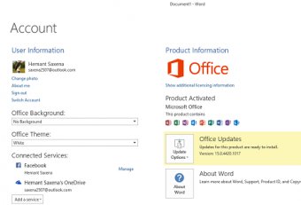 Обновить Microsoft Office